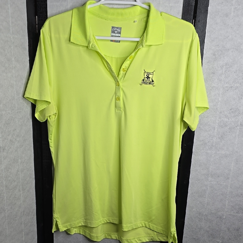 Women's Lime Green Polo Shirt